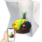 Estúdio Fotográfico Vivitar Portátil 11´ Led Light Box Dobráv