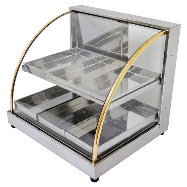 Estufa Curva Expositora Para Salgado 06 Bandeja Dupla 110v