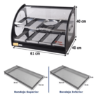 Estufa Curva Master 8 Bandejas 127v Edanca Eamd-08