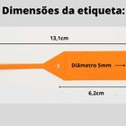 Etiqueta Básica Lisa Para Identificação De Produtos Com 300un