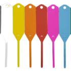 Etiqueta De Identificação Colorida Básica 100un Com Caneta