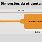 Etiqueta Luxo Lisa Para Identificação De Produtos Com 200un B