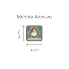 Etiqueta Noel Vitoriano Papel Multicolorido Cromus