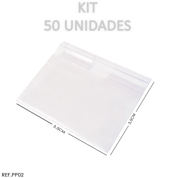 Etiqueta Porta Preço Para Gancho Expositor (50 Uni) 5,5x3,5