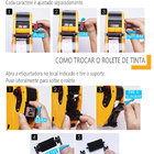 Etiquetadora Manual Mx5500 8 Dígitos Bobina Etiquetas E Tinte