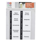 Etiquetas Adesivas para Organização de Prod. de Limpeza - Média - 20 Unidades