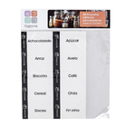 Etiquetas Adesivas para Organização de Despensa - Média - 20 Unidades