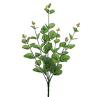 Haste Eucalipto Real, com 35 folhas em real toque siliconado, verde.