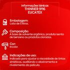 Eucatex Thinner Premium 9116-diluição 5l