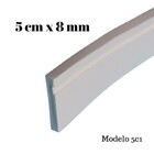 Eva Flexível 5cm 12 Metros, - Rodapé Moldura Autocolante Bois