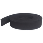 Eva Rodape Acabamento Passa Fio 35mm Autocolante Preto 2,5m