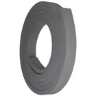 Eva Rodape Acabamento Ripado 2cm Autocolante Cinza 2,5m