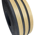 Eva Rodape Ripado Laminado Acabamento Madeirado Preto - 10m