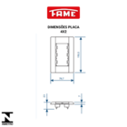 Evidence Placa 4x2 2 Seções Distan