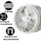 Exaustor 25cm Parede Ventimais Bivolt Grade Interna/externa
