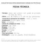 Exaustor Axial 5 Pás 300mm Eq300m4 Alta Rotação 1740rpm 1/5 H