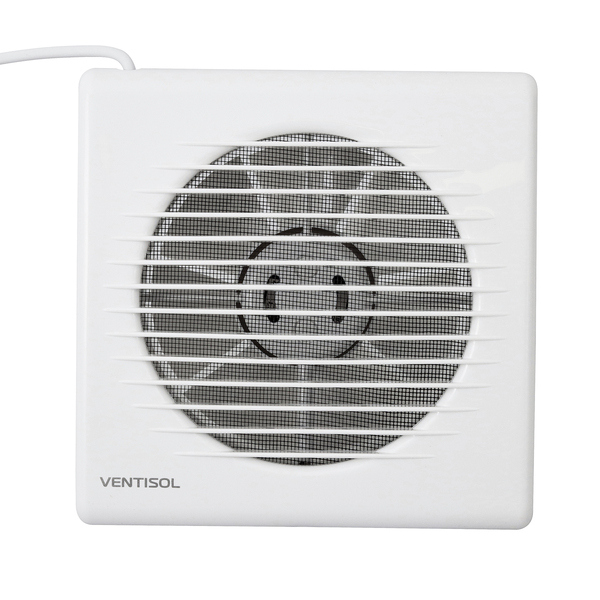 Exaustor Banheiro Plástico Branco Bivolt Ventisol