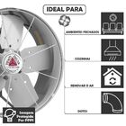 Exaustor diâmetro 30 cm cinza axial INDUSTRIAL Venti Delta 11