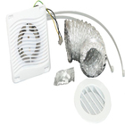Exaustor para Banheiro com Duto e Grade 100mm - 220v