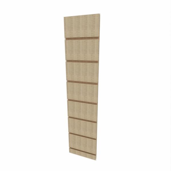 Expositor Canaletado Amad. Claro Altura 90cm P 20cm