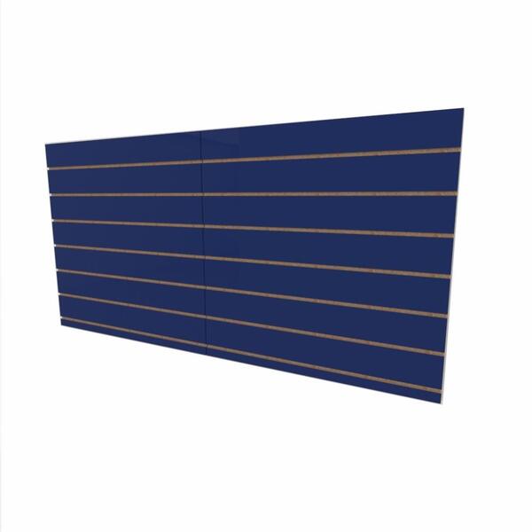 Expositor Canaletado Azul Escuro Soft Altura 90cm P 180 Cm