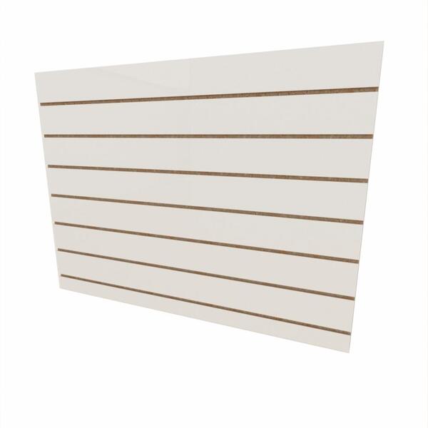 Expositor Canaletado Branco Texturizado Altura 90cm P 120cm