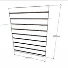 Expositor Canaletado Cinza Cristal Tx Altura 120cm X 90cm