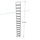 Expositor Canaletado Cinza Cristal Tx Altura 180cm X 20cm