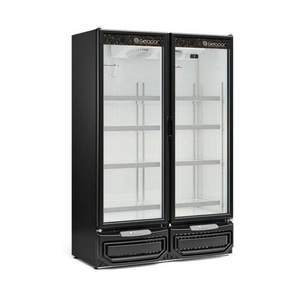 Expositor Frios E Laticínios 2 Portas Gelopar - Gcvr-950 Pr