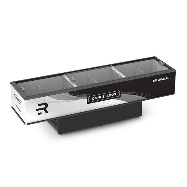 Expositor Ilha Câmara Horizontal  Plus De Congelados Vidro Re