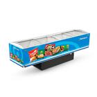 Expositor Ilha Congelados Plus Vidro Curvo 3,00m Eip 3000 Vc