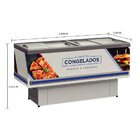 Expositor Ilha Dupla Ação Plus 190cm Vidros Deslizantes Gesv-