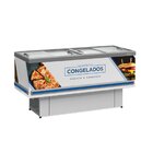 Expositor Ilha Dupla Ação Plus 190cm Vidros Deslizantes Gesv-