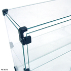 Expositor Modulado Em Vidro Com Portas E Porta Cadeado - 0,60