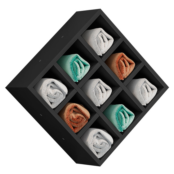 Expositor Nicho Organizador Porta Toalhas Multiuso Clean 40x4