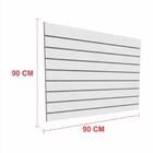 Expositor Painel Canaletado Cinza Altura 120cm X 90cm