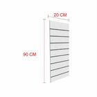 Expositor Painel Canaletado Cinza Altura 90cm P 20cm