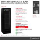 Expositor Vertical Metalfrio 313 Litros Slim Light All Black