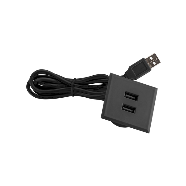Extensão 2 USB 1,5m Preto Pix