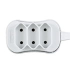 Extensão 3 Tomadas 3 Metros Branca Lexman