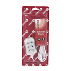 Extensão 3 Tomadas 3 Metros Branca Lexman