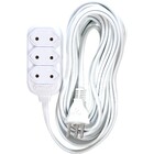 Extensão 5 Metros Bipolar Branca Com 3 Tomadas Fiolux