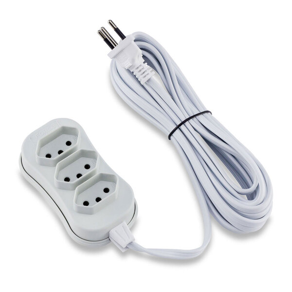 Extensao 5m Slim Branco Force Line 0180200251