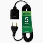 Extensao  Simples Macho/femea 2 X 0.75 Nbr  - 5 Mts Branca