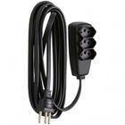 Extensão Cabo Pp Plano 3x0,75 5 Metros Preta