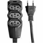 Extensão Cabo Pp Plano 3x0,75 5 Metros Preta