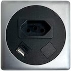 Extensão Caixa De Tomada Embutir 1 Tomada 10a  1 Carregador U