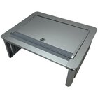 Extensão Caixa De Tomada Embutir Com Tampa Alumínio 3 Tomadas