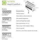 Extensão Caixa De Tomada Embutir Com Tampa Alumínio 4 Tomadas