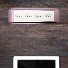 Extensão Caixa De Tomadas Embutir Em Alumínio 4 Tomadas 10a L